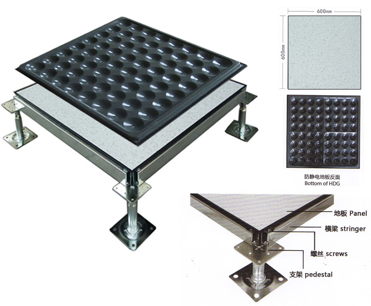 PVC防靜電地板安裝