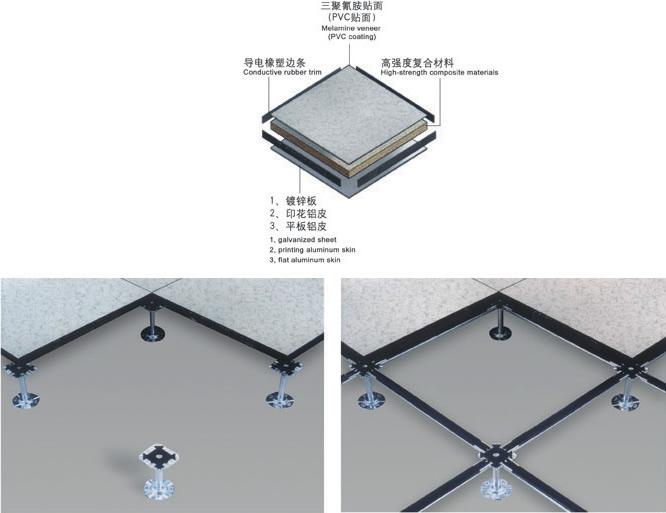 鋪設(shè)防靜電地板